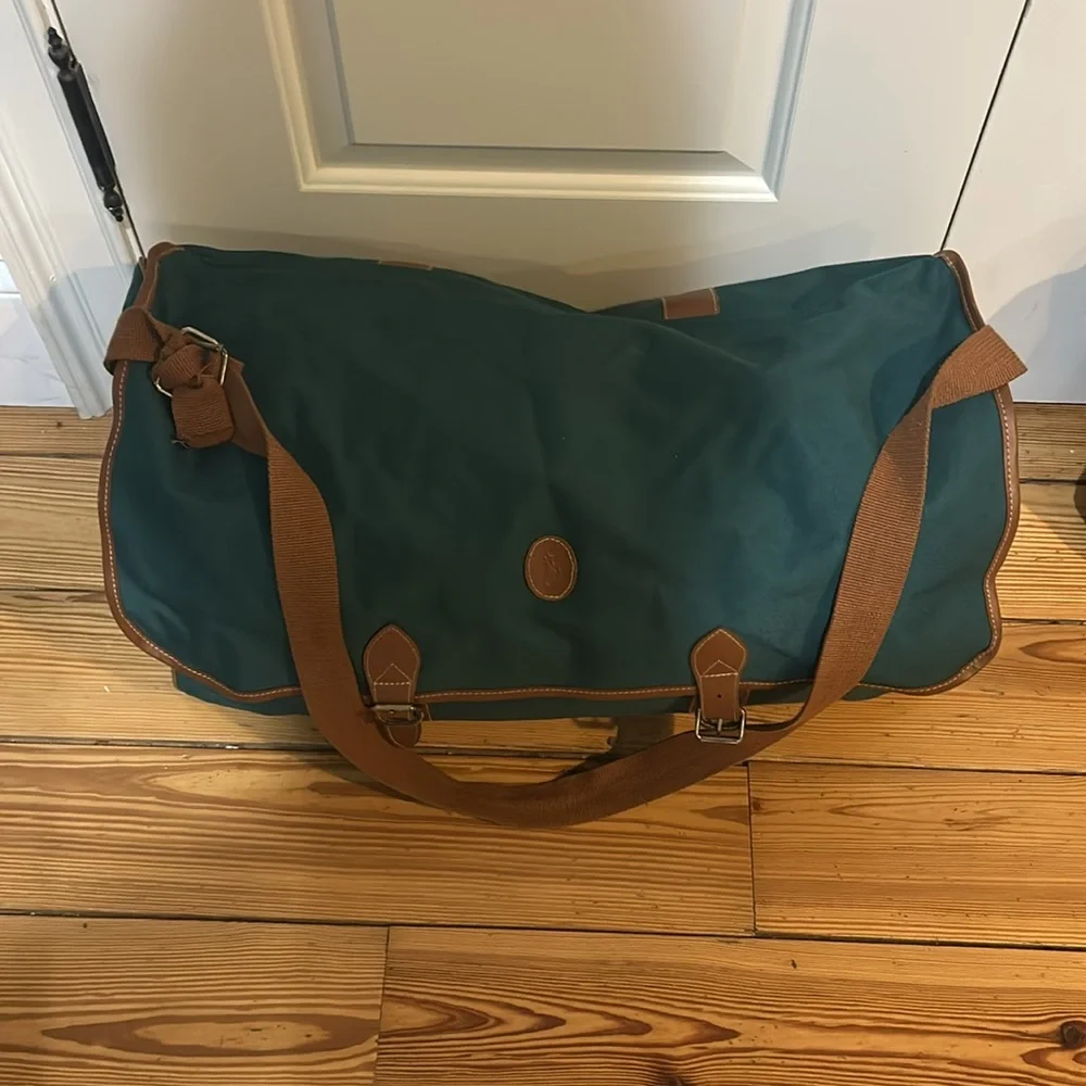 Vintage Polo Duffel Messenger Set